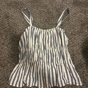 Universal Blue and White Striped tank top